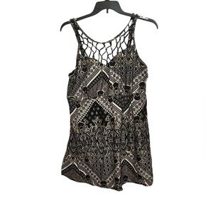 Plus Sz  Swimdress One Piece Bathing Womens Skirted Black Gold Gray 22